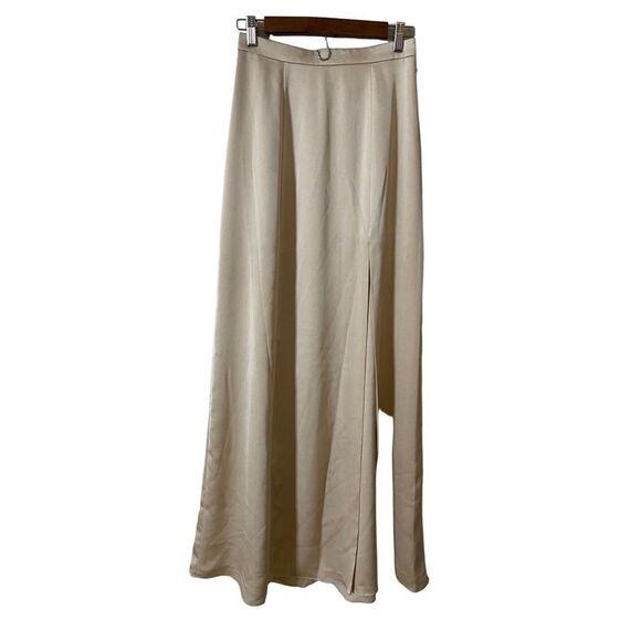 Fame and Partners Dresses & Skirts - Fame and Partners Satin Side Slit Maxi Skirt size 4